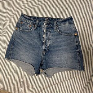 High waisted Gap Jean shorts